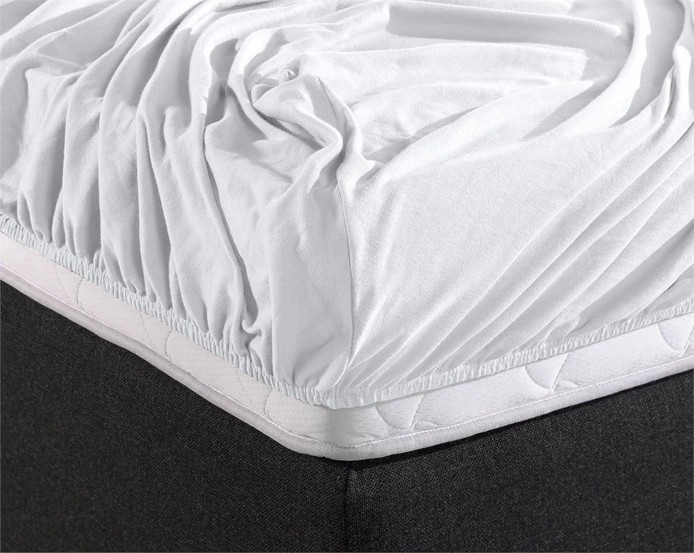 Matras Hoeslaken Dubbel Jersey Wit
