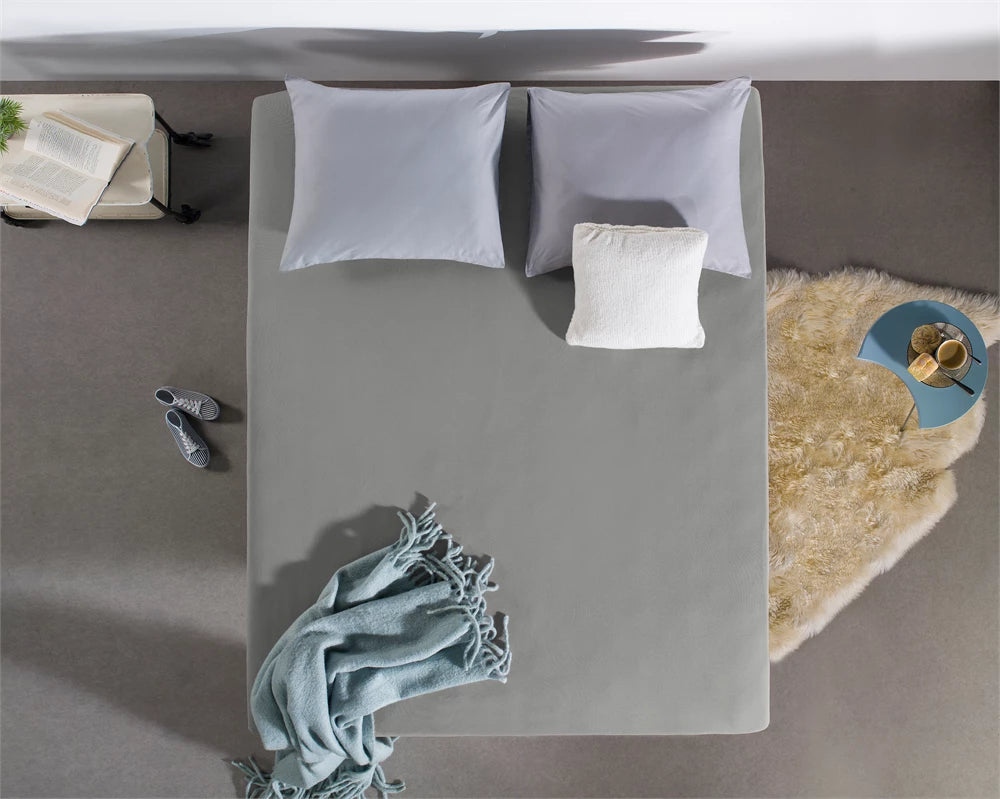 Matras Hoeslaken Dubbel Jersey Grijs