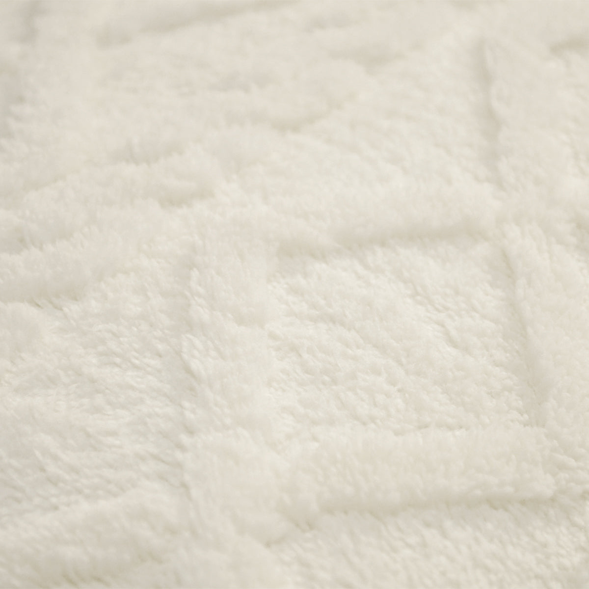 Dekbedovertrek Set Jacquard Teddy Whisper White