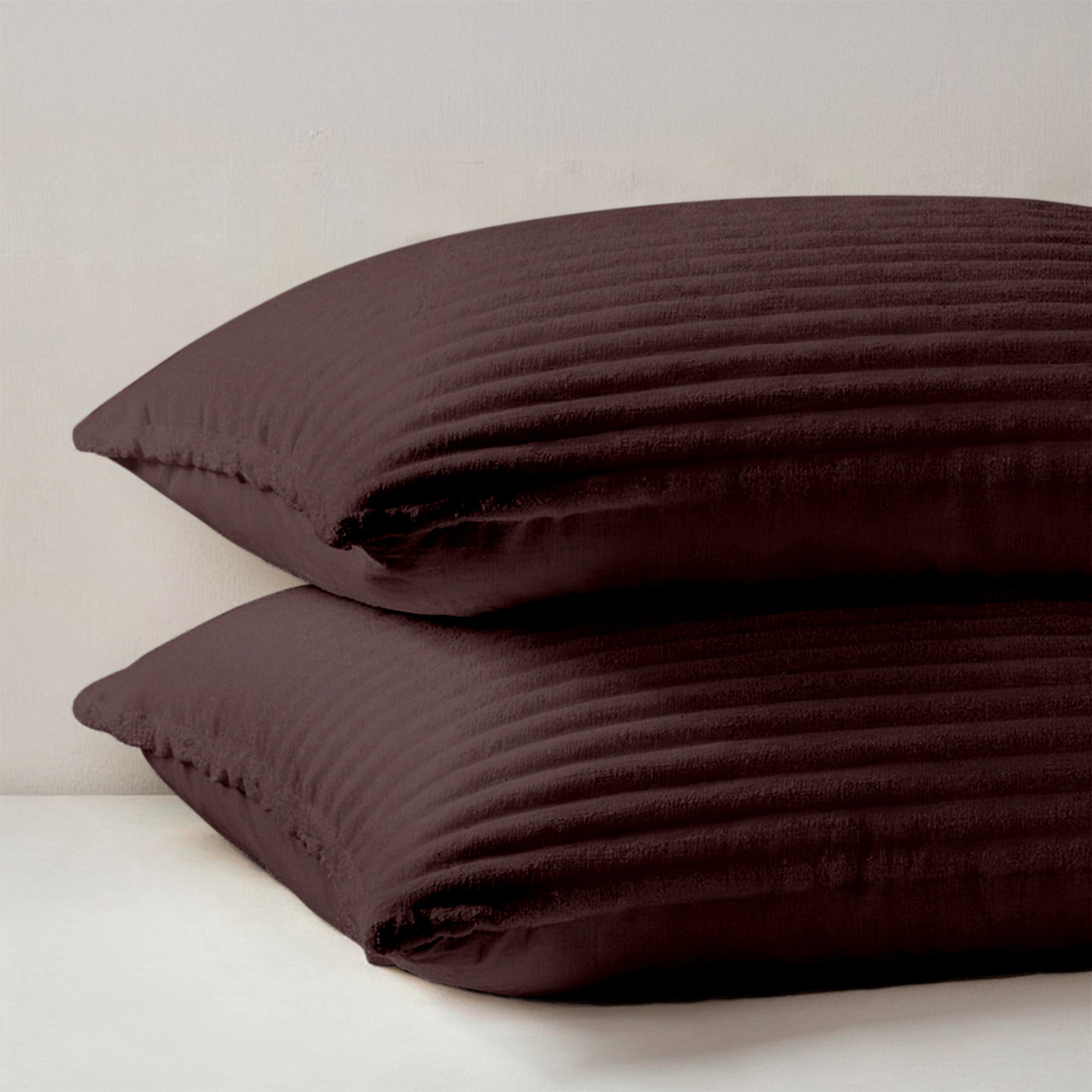 Dekbedovertrek Set Teddy Rib Grape
