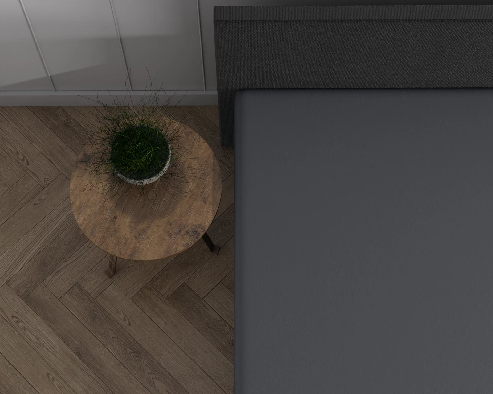 Dubbel Jersey Topper Hoeslaken Zwart