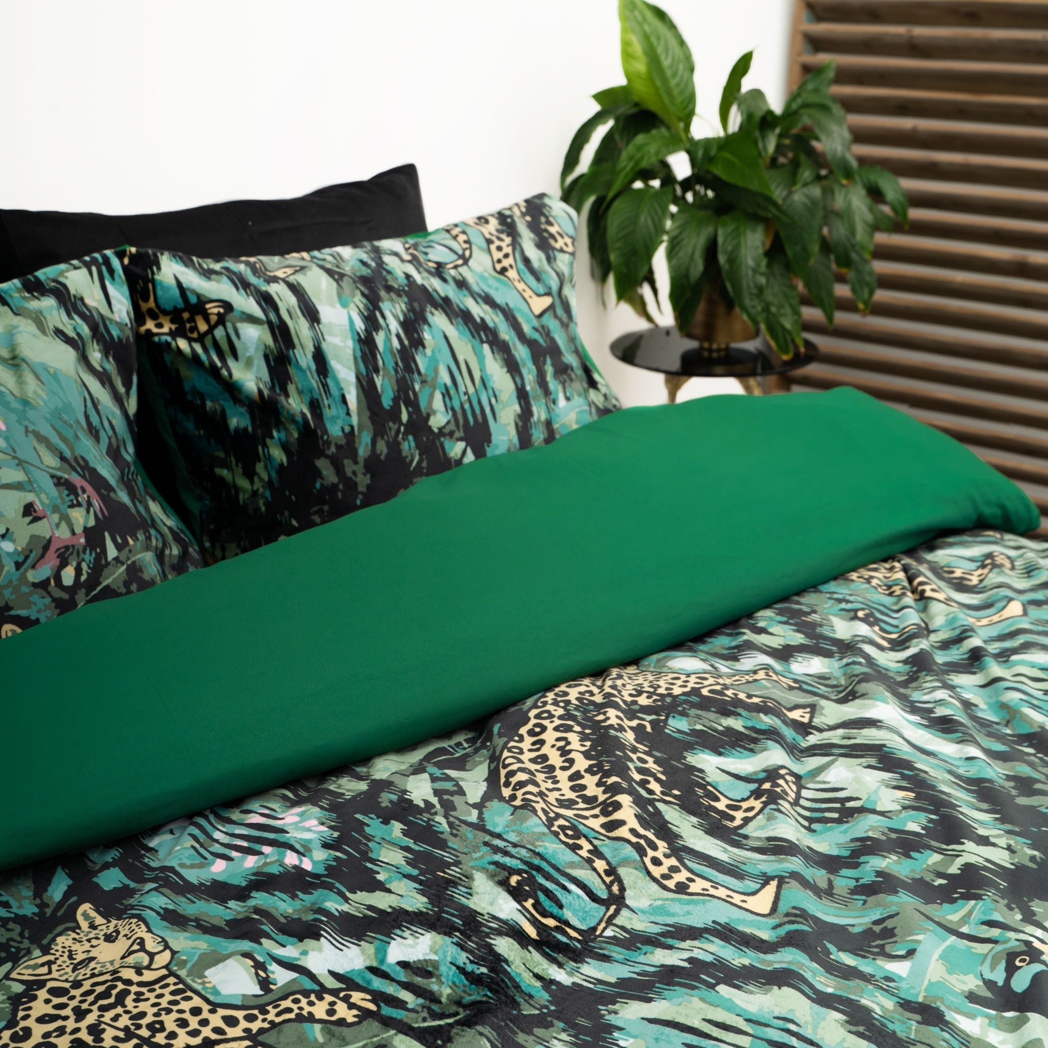 Dekbedovertrek met slopen - Velvet™ Botanical forest