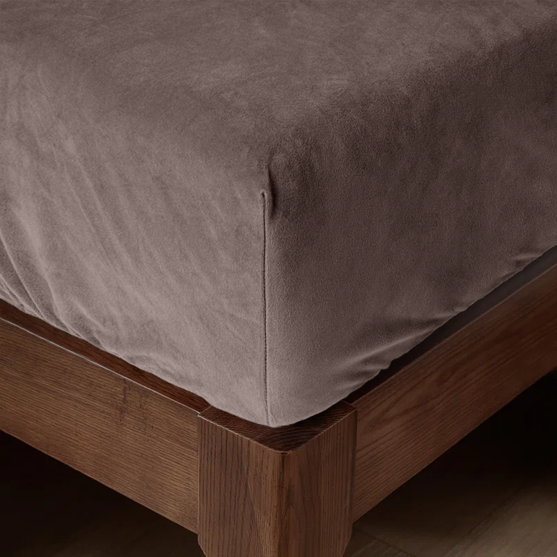 Matras Hoeslaken Velvet Taupe