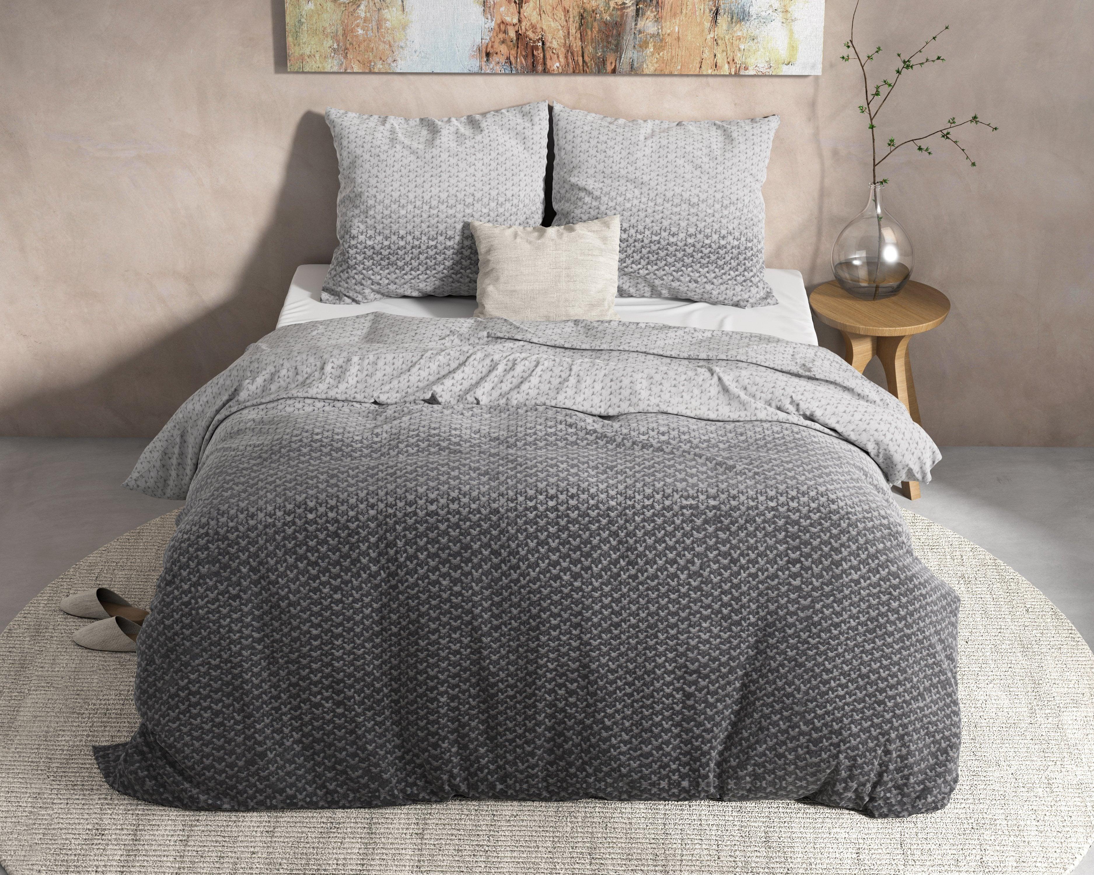 Dekbedovertrek met slopen - Flanel Tamar Grey - Y-NOT | be different