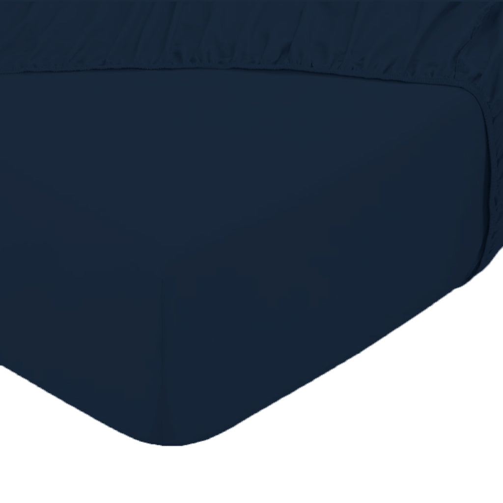 Dubbel Jersey Split Topper Hoeslaken - Navy