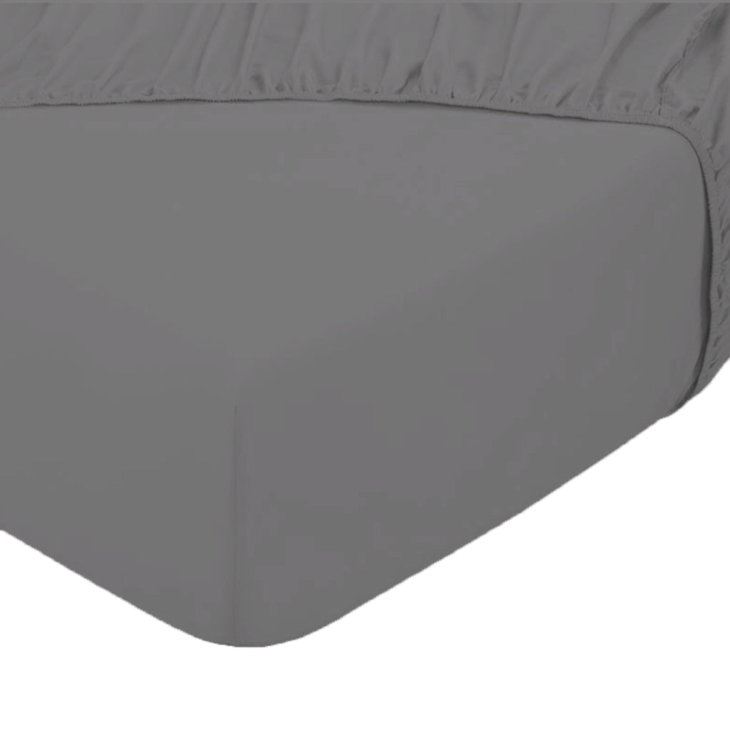Dubbel Jersey Topper Hoeslaken - Antraciet