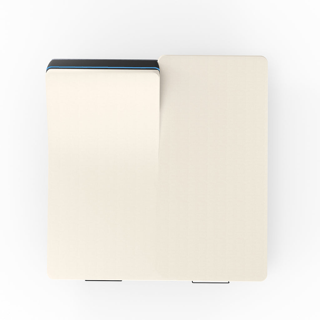 Dubbel Jersey Topper Hoeslaken - Crème