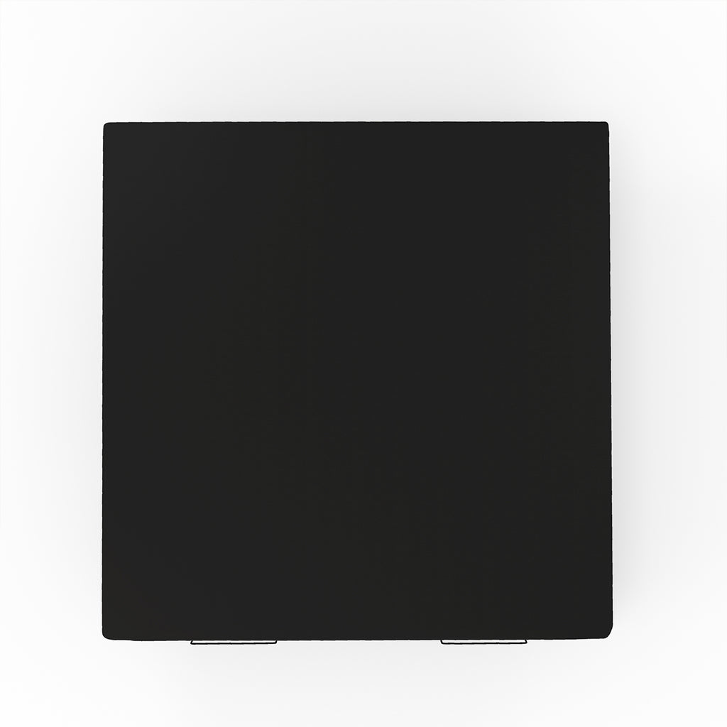Dubbel Jersey Topper Hoeslaken - Zwart