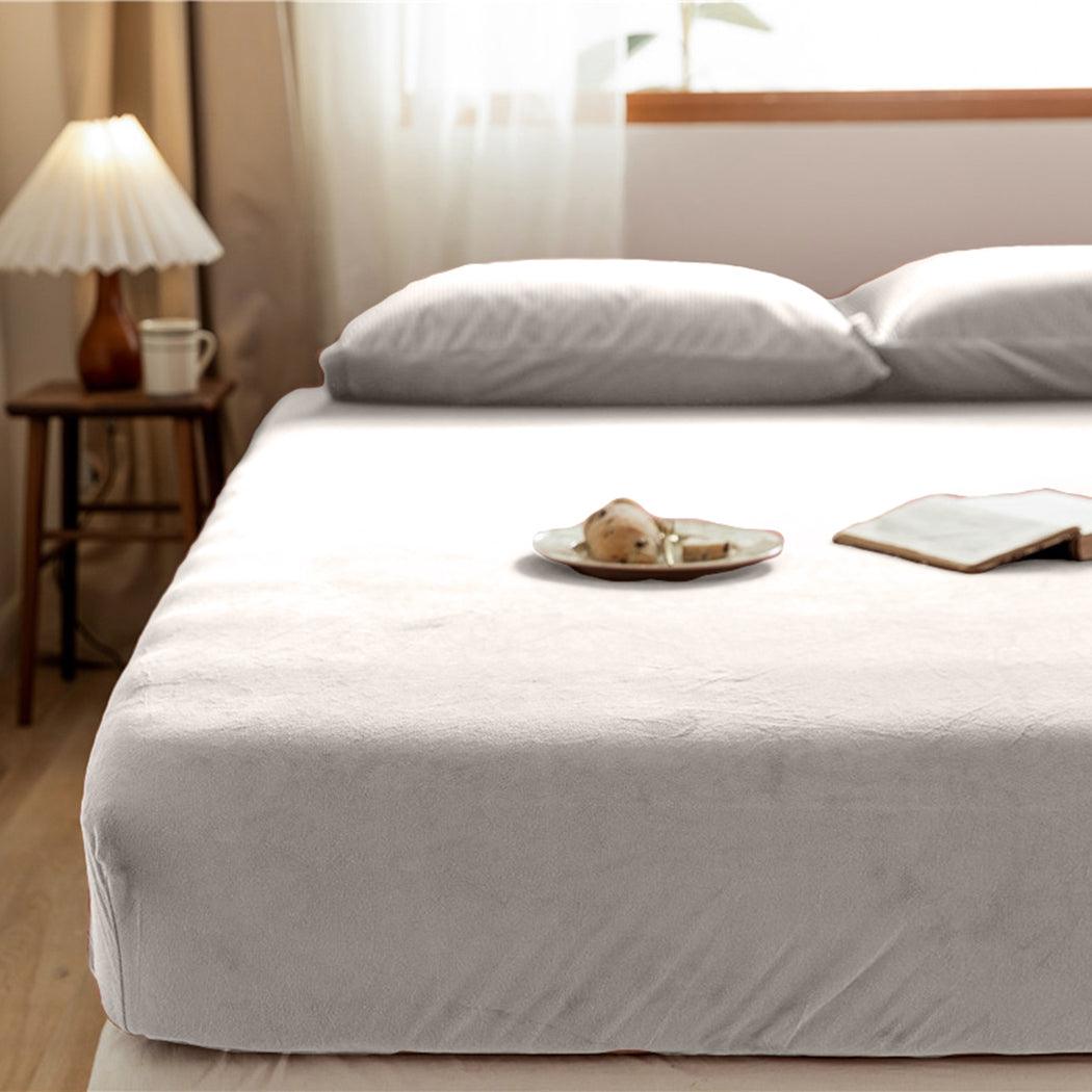 Matras Hoeslaken Velvet Creme