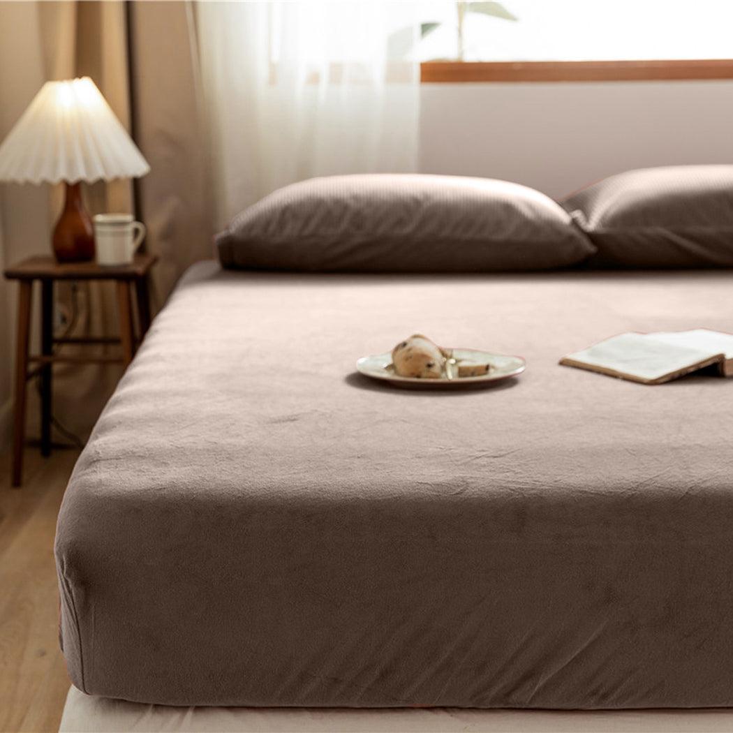 Matras Hoeslaken Velvet Taupe