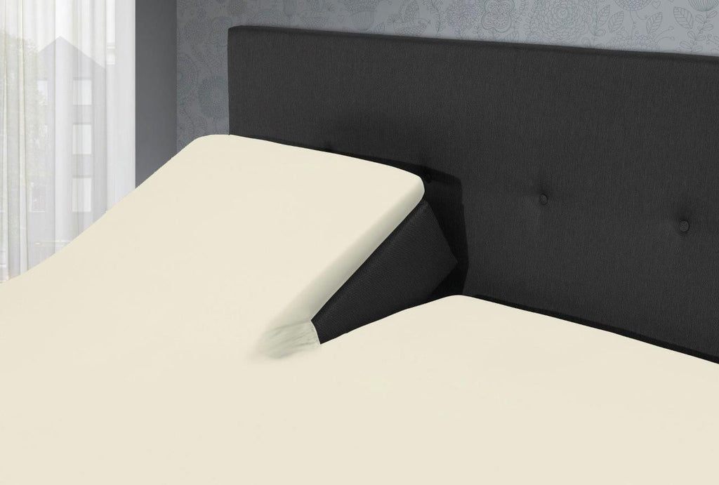 Split Topper Hoeslaken Jersey - Creme