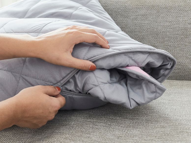 Magic Pillow - Grijs/Roze
