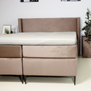 Topper Hoeslaken Luxe Dubbel Jersey Pearl White