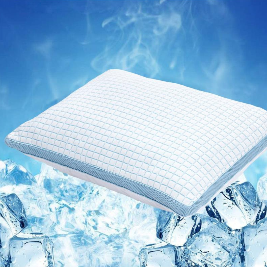 3D Blue Cell Tech Verkoelend Memory Foam Hoofdkussen Stevig