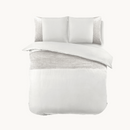 Dekbedovertrek set Velvet Border Wit