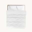 Dekbed Zonder Overtrek Japandi Waves White