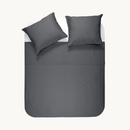 Dekbedovertrek set Effen Luxe Katoen Satijn Earl Grey