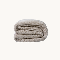 Dekbedovertrek set Teddy Taupe