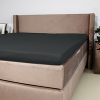 Topper Hoeslaken Luxe Dubbel Jersey Earl Grey