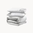 Dekbedovertrek set Velvet Border Wit