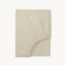 Topper Hoeslaken Luxe Dubbel Jersey Pearl White