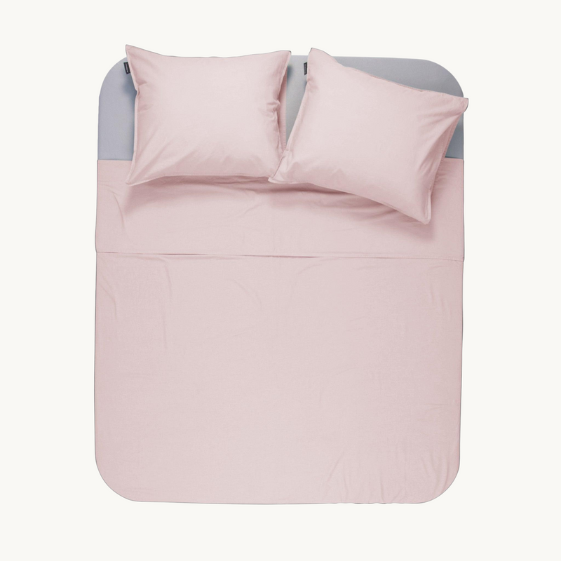 Dekbedovertrek Katoen Stone Washed Powder Pink