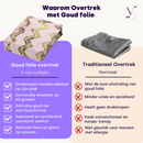 Dekbedovertrek Glamour Wave Goud Roze