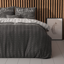 Chic Bonne Nuit 4 Dekbedovertrek Set in Antraciet Grijs