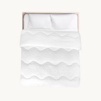 Dekbed Zonder Overtrek Japandi Curve White