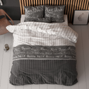 Elegante Slaapkamer met Bonne Nuit 4 Antraciet Beddengoed