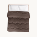 Dekbed Zonder Overtrek Japandi Curve Brown