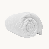 Dekbed Zonder Overtrek Japandi Curve White
