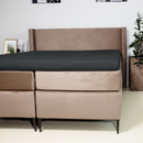 Topper Hoeslaken Luxe Dubbel Jersey Earl Grey