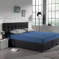 Matras Hoeslaken Jersey Blauw