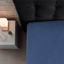 Matras Hoeslaken Jersey Blauw