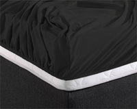 Matras Hoeslaken Dubbel Jersey Zwart