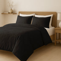Dekbedovertrek Set Velvet Black