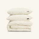 Dekbedovertrek Set Jacquard Teddy Whisper White