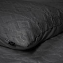 Dekbedovertrek Set Jacquard Teddy Antrhacite
