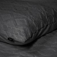 Dekbedovertrek Set Jacquard Teddy Antrhacite