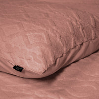Dekbedovertrek Set Jacquard Teddy Peach