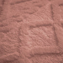 Dekbedovertrek Set Jacquard Teddy Peach