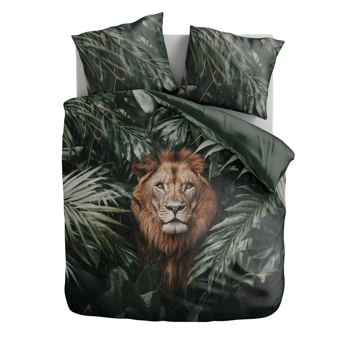 Dekbedovertrekset Jungle Majesty Lion