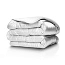 Dekbed Zonder Overtrek Satijn  Pearl White