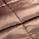 Dekbed Zonder Overtrek Satijn Dark Taupe