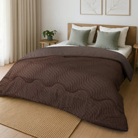 Dekbed Zonder Overtrek Japandi Curve Taupe