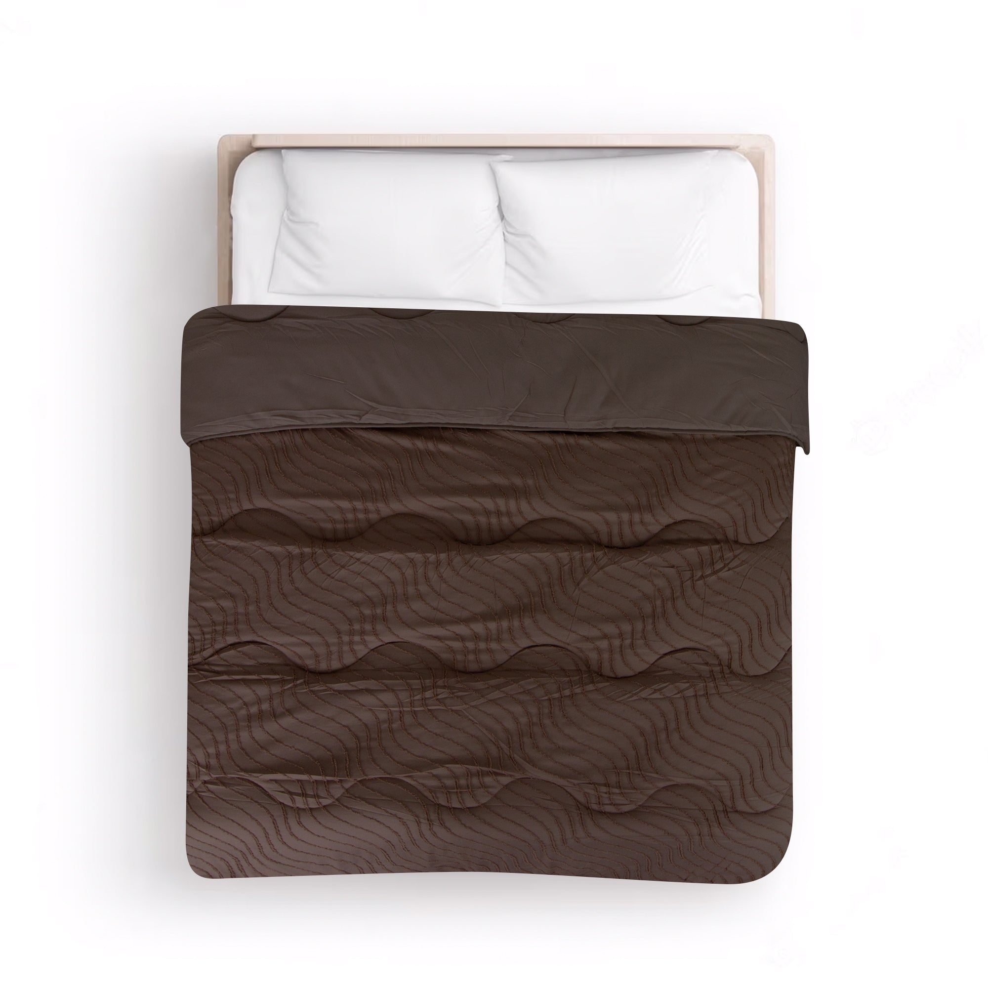Dekbed Zonder Overtrek Japandi Curve Taupe