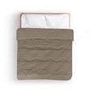 Dekbed Zonder Overtrek Japandi Waves Taupe