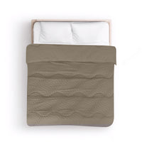 Dekbed Zonder Overtrek Japandi Waves Taupe