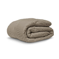 Dekbed Zonder Overtrek Japandi Waves Taupe